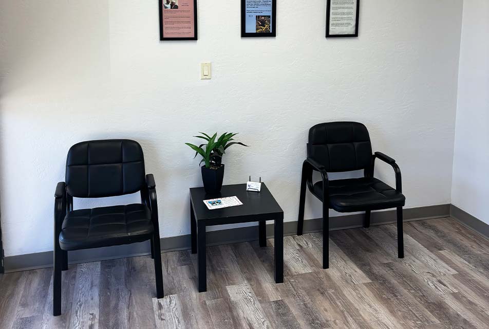 Dobson Bay Chiropractic In Mesa waitingroom