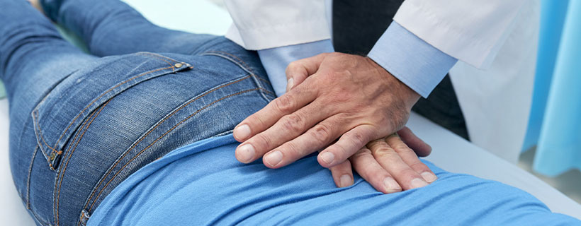 patient receiving chiropractic in Mesa AZ