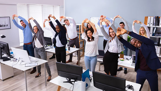 stretches for at the office in Mesa AZ